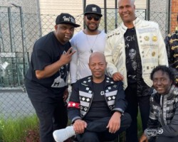 Hier staan we met de choreograaf van Michael Jackson. (Lavelle Smith Jr.)